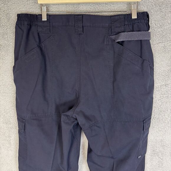 5.11 Tactical Series Pants Mens 40x36 Blue Cargo Relaxed Workwear Utility - Picture 8 of 11
